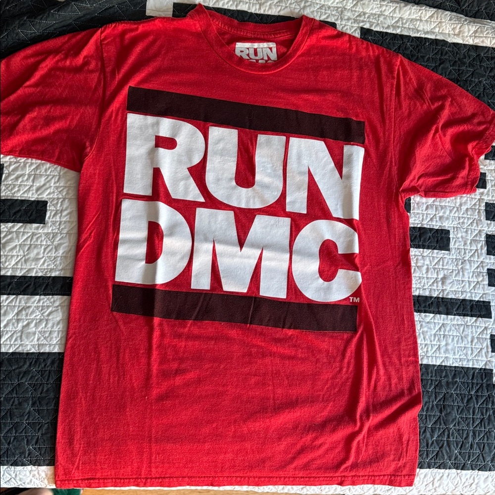 Red Run DMC t shirt M medium red